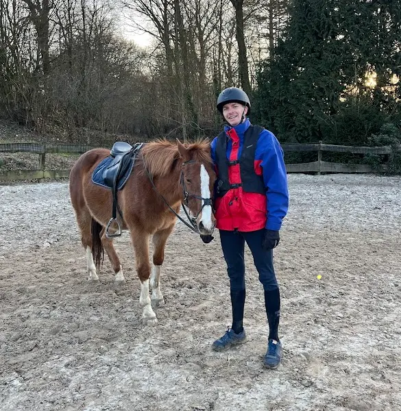 Cours d'équitation pour Thomas