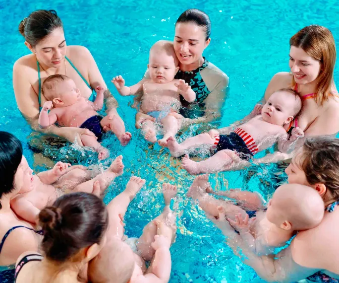Cours de bébé nageur