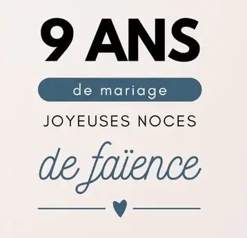 Restaurant pour fêter nos 9 ans de mariage