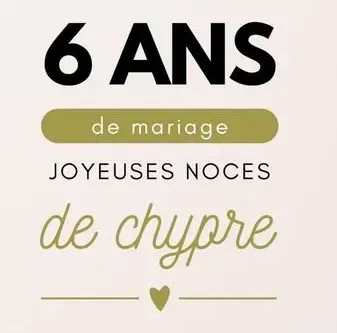 Restaurant pour fêter nos 6 ans de mariage