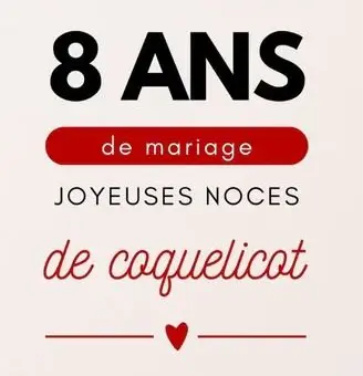 Restaurant pour fêter nos 8 ans de mariage