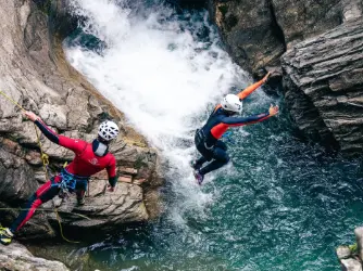 Canyoning en Indonésie